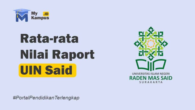 Nilai Rata Rata SNBP UIN Said