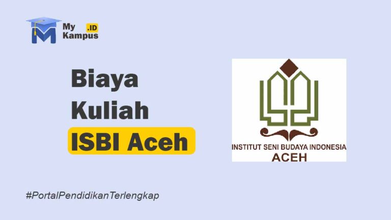 Cover Biaya Kuliah ISBI Aceh - Mykampus.id
