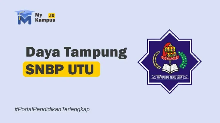 Daya Tampung SNBP UTU My Kampus