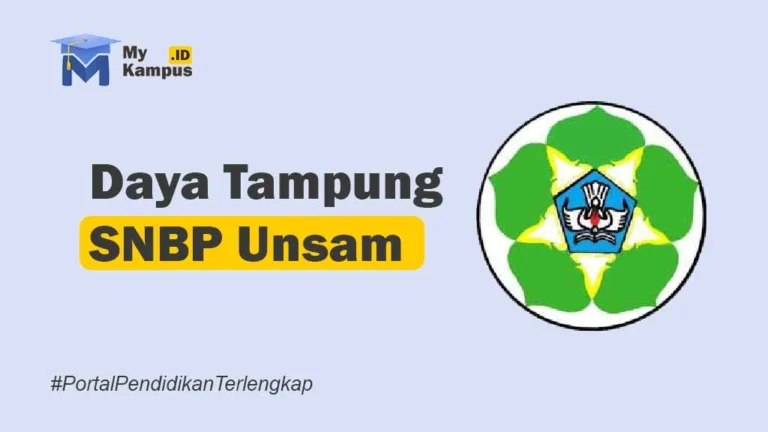 Daya Tampung SNBP Unsam My Kampus