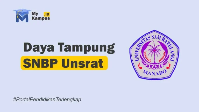 Daya Tampung SNBP Unsrat